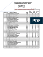 Ses'S L. S. Raheja College of Arts and Commerce Relief Road, Santacruz (West), Mumbai - 400054 First Merit List F.Y.BCOM (F. & M.)