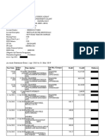 Account Statement From 1 Apr 2018 To 31 Mar 2019: TXN Date Value Date Description Ref No./Cheque No. Debit Credit Balance