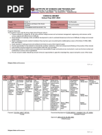 Institute of Science and Technology: Curriculum Map School Year 2021-2022