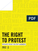 Amnesty International - How To Protest Safely