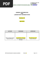 GD01 General Information For Laboratory Accreditation Rev 3