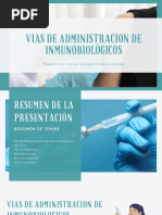 Vias de Administracion de Inmunobiologicos