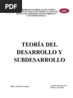 Teoría Del Desarrollo en El Comercio Internacional