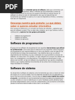 Tipos de Software