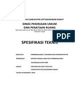 Spek Teknis Aula PP Full Ok