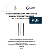 Buku Panduan Penulisan Laporan Aktualisasi Latsar 2021