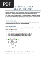 MASTERING ECG LEADS - Bipolar Limb Leads