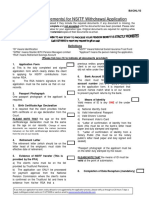 Checklist - NSITF Withdrawal Application