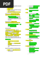 Most Common Forms of Negotiable Instrument