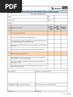 Inspection Checklist For Precast Gully Installation: Form No: C851/6-CLT-QMT-0002 Rev.00