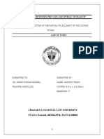 "Difference Between Private and Public Nuisance": Law of Torts