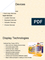 Computer Graphics - Hardware Devices