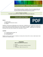 Metal Carboxylates For Coatings - Driers / Siccatives: Carboxylate Acid Types