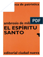 AMBROSIO DE MILAN - EL Espiritu Santo