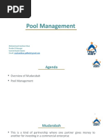 Pool Management: Muhammad Zeeshan Khan Product Manager Summit Bank Islamic Email