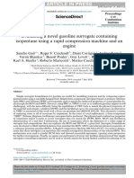 Evaluating A Novel Gasoline Surrogate Containing Isopentane Using A Rapid Compression Machine and An Engine