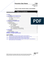 FM Global Property Loss Prevention Data Sheets: List of Tables