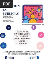 Tecnicas de Investigacion en RRPP, Micro Medios y Micro Audiencia