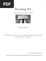 Preaching 101: An Introductory Text and Workbook