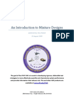 An Introduction To Mixture Designs: STAT COE-Report-11-2020