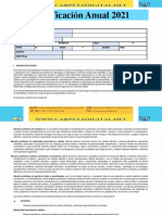 Planificación Anual 2021 V Ciclo 1°