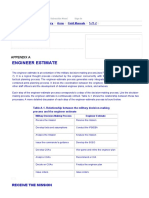 FM 5-71-2 Appendix A Engineer Estimate