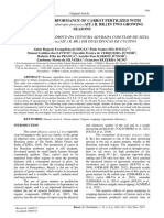 Agronomic Performance of Carrot Fertilized With Roostertree (Calotropis Procera (Ait.) R. BR.) in Two Growing Seasons