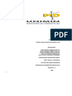 Matriz Regulacion Toxicologica y Agentes Toxicos