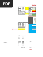 Curva de Transicion: 59.40 Ls (Redondear Hasta Un Multiplo de 5 Por Exceso) 60.00