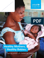 Healthy Mothers, Healthy Babies:: Taking Stock of Maternal Health