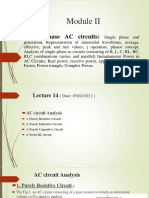 Single Phase AC Circuits