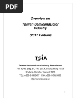 Overview On Taiwan Semiconductor Industry (2017 Edition)