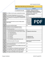 Business Information (Only Fill Information That You Think Will Be Part of The Project Scope) Sr. No. Questions Response