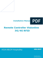 Remote Controller Visionline 3G/4G Rfid: Installation Manual