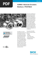 A3M60: Absolute Encoders Multiturn, PROFIBUS: Resolution Up To 31 Bits