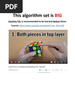 Best F2L Algorithms