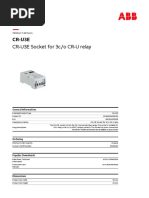 CR-U3E Socket For 3c/o CR-U Relay