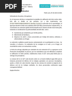 Información Cuatrimestral de Desempeño de Los Alumnos