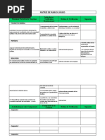 Matriz de Marco Lógico Del Proyecto