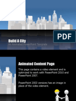 Build A City: An Animated Powerpoint Template