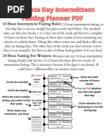 Alternate Day Intermittent Fasting Planner PDF