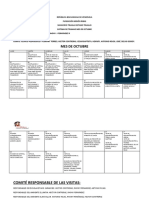 Sistema de Trabajo Mision Ribas Mes de Octubre