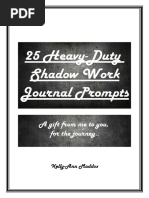 25 Heavy-Duty Shadow Work Journal Prompts Workbook