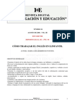 Cómo Trabajar El Inglés en Educación Infantil