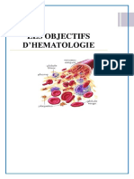 Objectifs D - Hématologie (PR BELAKEHAL)