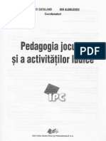 Pedagogia Jocului Si A Activitatilor Ludice