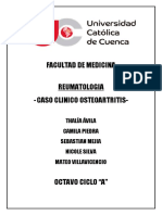 Caso Clinico Osteoartritis Reumato