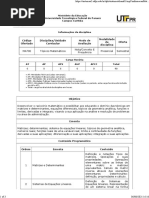 Ementa MA70E - Tópicos Matemáticos