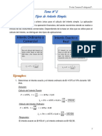 TEMA 2 Tipos de Interés Simple