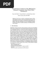 Morphological Analysis of The Bishnupriya Manipuri Language Using Finite State Transducers